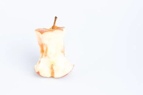 Apple torsel on White Background. Stock Photos