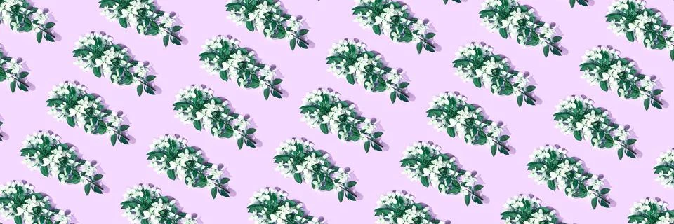 Apple tree floral pattern. Bright summer background Fotos de archivo