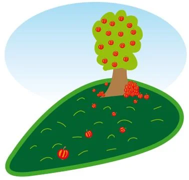 Apple tree Stock Illustration