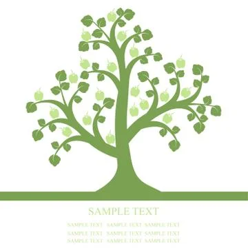 Apple Tree Illustrazione stock