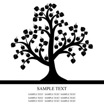 Apple Tree Illustrazione stock