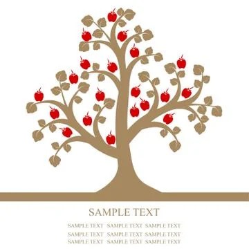Apple Tree Illustrazione stock