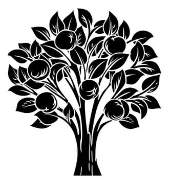 Apple Tree Illustrazione stock