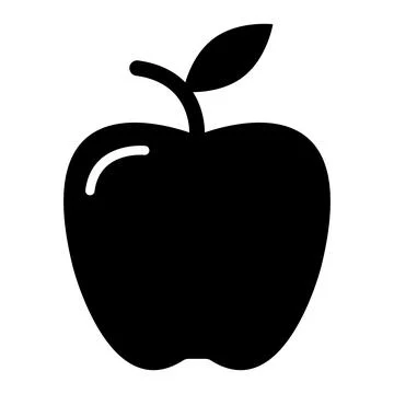 Apple Vector Icon Design Illustration Stock Illustration