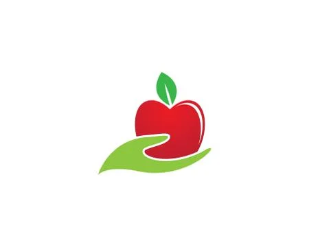 Apple vector icon Stock Illustration