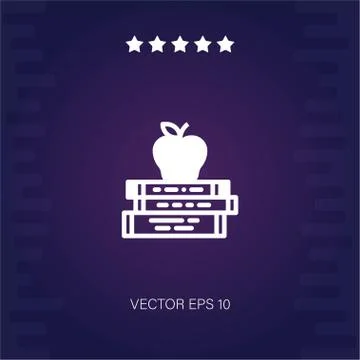 Apple vector icon Stock Illustration