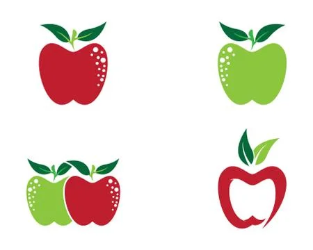 Apple vector icon illustration design Illustrazione stock