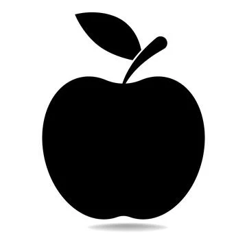 Apple vector icon. Trendy flat style Stock Illustration