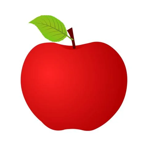 Apple vector Stock Illustration