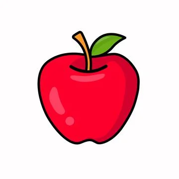 Apple Vector Stock Illustration