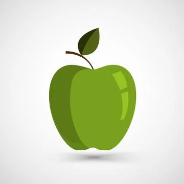 Apple - vector illustration Stock Illustration