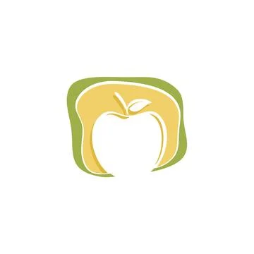 Apple vector logo template Illustration Design Stock Illustration
