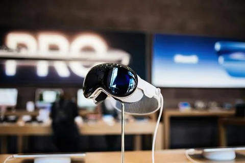 Apple Vision Pro VR Headset Hero Shot Foto stock