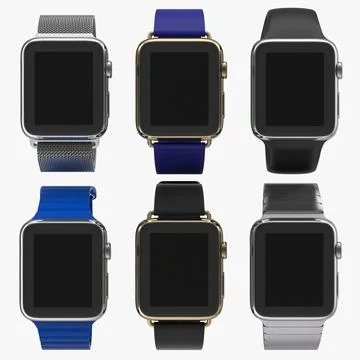 Modelo 3D Apple Watch 3D Models Collection 2 91477843