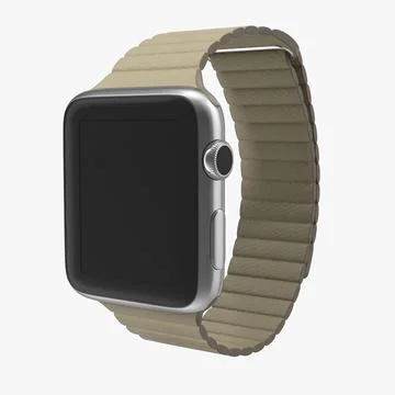 Stone leather loop on sale apple watch band