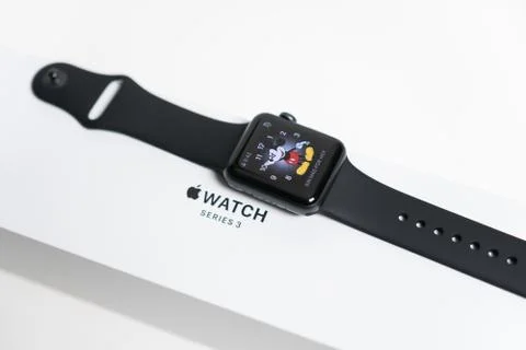 Apple Watch in Box Stock Photos