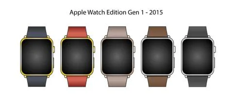 Apple Watch Edition Gen1 Illustrazione stock