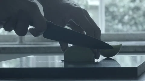 Apple Wedging Stock-Footage 65339592