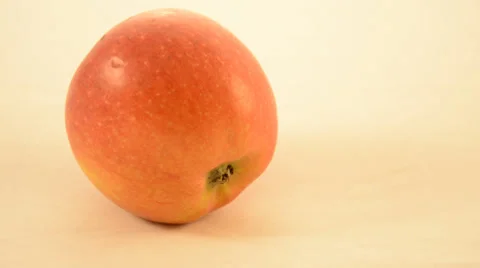 Apple on a white background Stock Footage 39764441