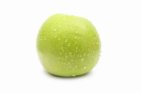 Apple on a white background, the fruit on a white background Stock Photos