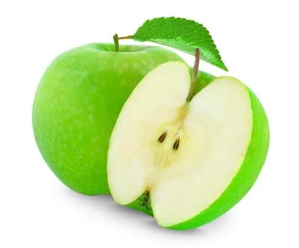 Apple on white background Stock Photos