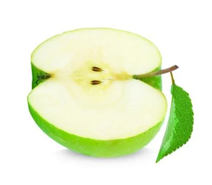 Apple on white background Stock Photos