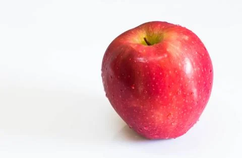Apple on white background Stock Photos