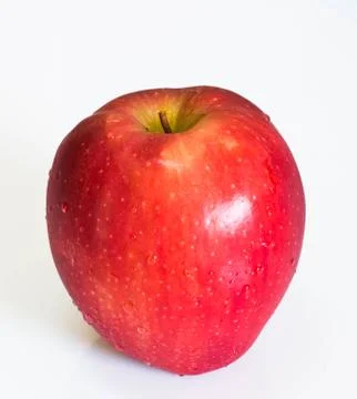 Apple on white background Stock Photos