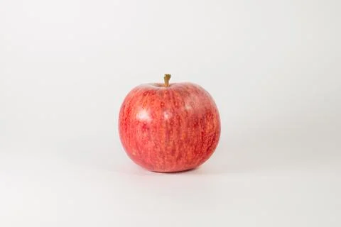 Apple on White Background Foto stock