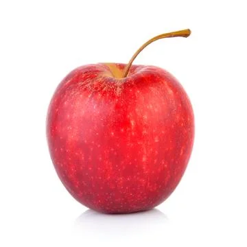 Apple on white background Stock Photos