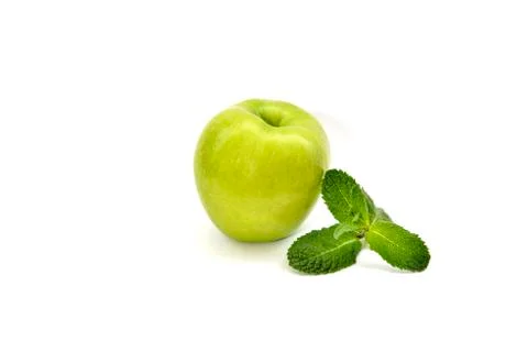 Apple on a white background Stock Photos