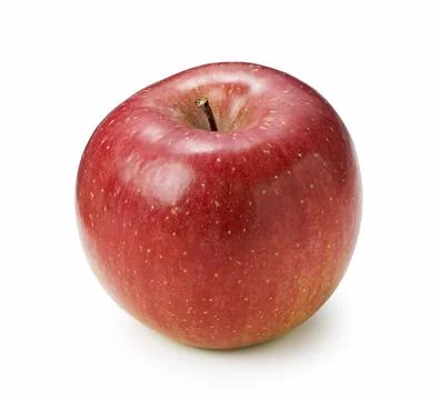 An apple on a white background Stock Photos