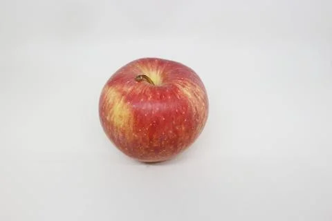 Apple on a White Background Stock-Fotos