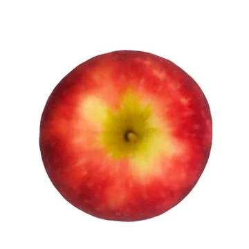 Apple on white background Stock Photos