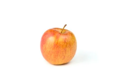 Apple on a white background, top view Stock Photos