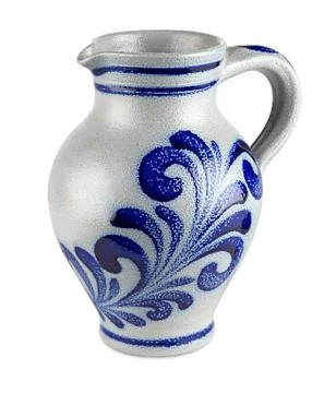 Apple wine stone mug Stock Photos