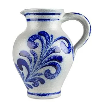 Apple wine stone mug Stock Photos