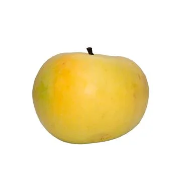 The apple yellow is isolated Foto stock