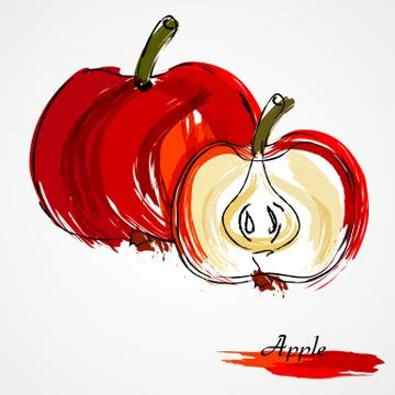 AppleFruit Stock Illustration