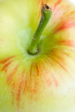 Apple,macro shot Stock Photos