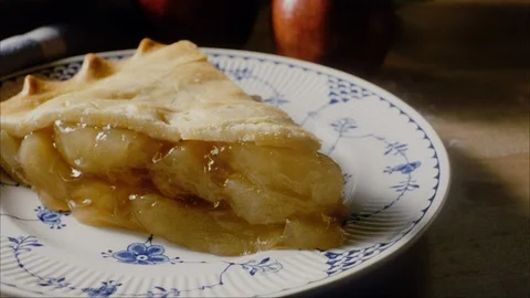 ApplePie w Cream 1 Stock Footage 110815913