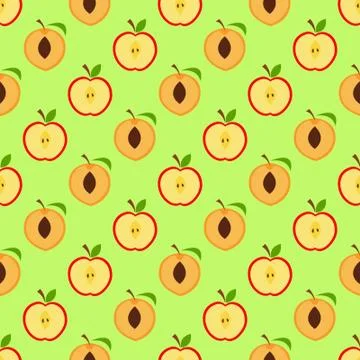 Apples and Pears Stock Illustration