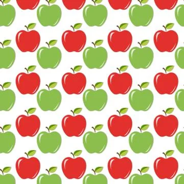 Apples background Stock Illustration