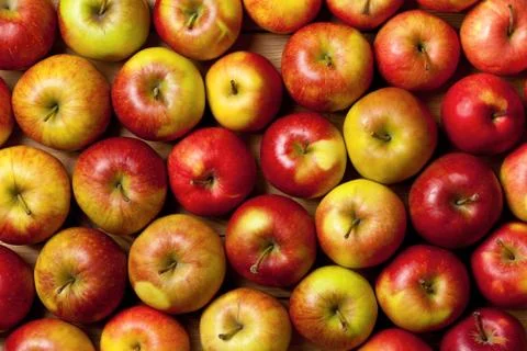 Apples background Stock Photos