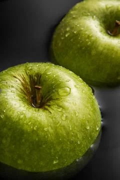 Apples background Stock Photos