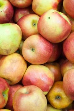 Apples background Stock-Fotos