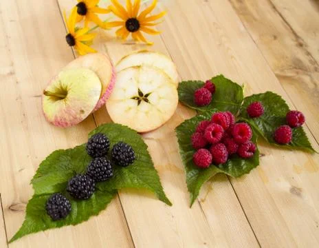 Apples of berry Stock Photos