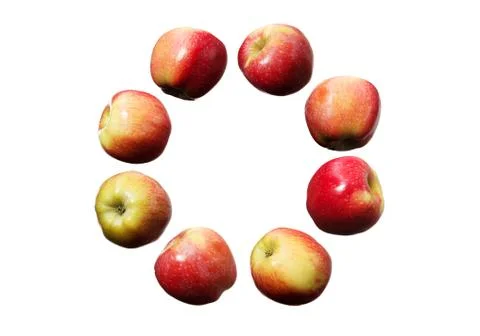 APPLES CIRCLE Foto stock