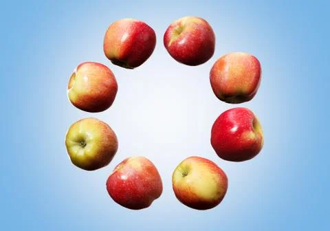 APPLES CIRCLE Foto stock