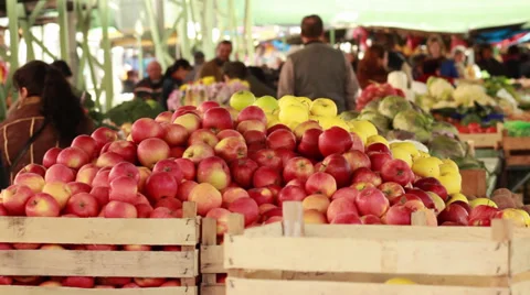 Apples Close-Up Stock Footage 32811951